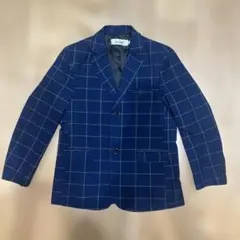 卒業•入学zz.luxi ネイビー チェック柄 スーツセット160