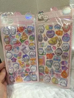 24時間以内発送★ちいかわ　ボンボンドロップシール　ぷくぷくシール　2枚セット