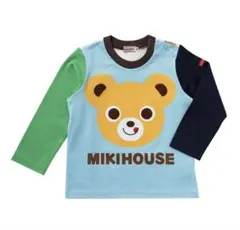 MIKIHOUSE ベア　マルチカラー　長袖Tシャツ