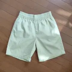 GU★ハーフパンツ XSサイズ黄緑グリーン半ズボンショートジーユー