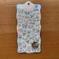 【訳あり】　正規品　ボンボンドロップシール　わんわん　ちゅるきら　オーロラ