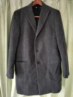 ユニクロ　ジルサンダーコラボ　カシミヤ混紡 チェスターコート