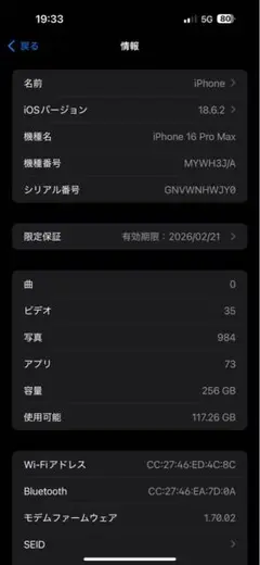 iPhone 16 Pro Max 256GB