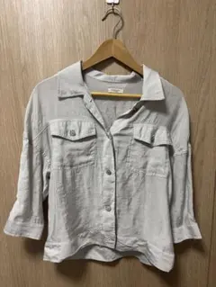 【美品】classical elf ライトグレー シャツ Sサイズ