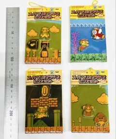 (未使用品4個セット)スーパーマリオブラザーズ ピンズセット スーパーマリオブラザーズ ピンズセット - メルカリ