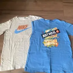 Nike Tシャツ 2枚セット ベージュ ブルー