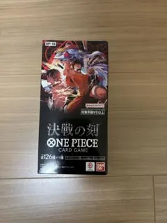 ONE PIECEカードゲーム 決戦の刻 テープ付き未開封BOX - メルカリ