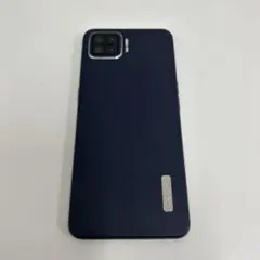 Oppo スマートフォン ネイビー レザー調　SIM フリー
