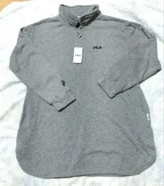 レディース　チュニック　フィラ　FILA 　グレー 長袖チュニック