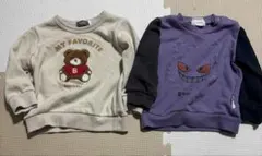 トレーナー2点、長袖2点