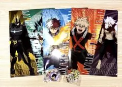 僕のヒーローアカデミア クリアファイル 缶バッジ マグネットシート くら寿司