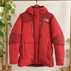 美品 ノースフェイス HYVENT ダウンジャケット 赤 M 85