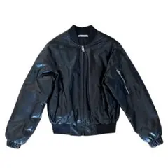 ZARA フェイクレザー ジャケット