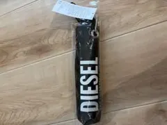 新品　DIESEL 折りたたみ傘 ブラック ロゴ入りのサムネイル