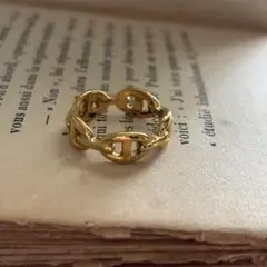 アンカーチェーン 金属アレルギー対応リング 11号 試着のみ