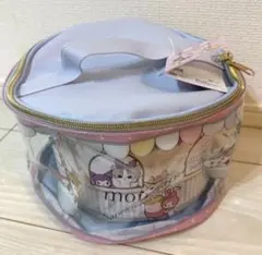 【新品】モフサンド サンリオ バニティポーチ クロミ マイメロ ラウンドポーチのサムネイル