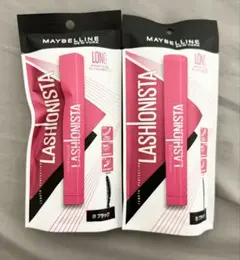 メイベリン ラッシュニスタ マスカラ MAYBELLINE ブラック２個セット
