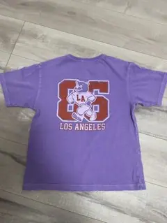 LAロゴ 紫 Tシャツ RELA.