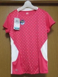 【mizuno/ミズノ】 UVカット ドット柄 DRYTシャツ　Mサイズ
