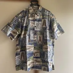 90s USA製 KAHALA フィッシュ 魚 総柄 アロハ 半袖 シャツ L - メルカリ