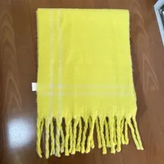 nico and… イエロー　マフラー　大判ストール