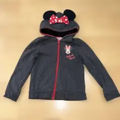H&M ミニーマウス 耳付きパーカー 110-120cm