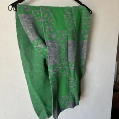 PERSON'S マフラー 緑と灰色