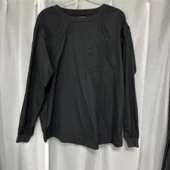 BEAMS BOYブラック長袖カットソー ポケット付きのサムネイル