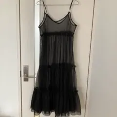 FRIFUL ブラック キャミワンピース L