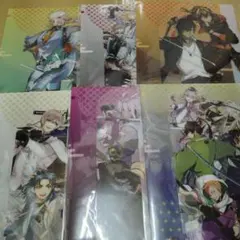 刀剣乱舞 クリアファイル 6枚セット セブンイレブン