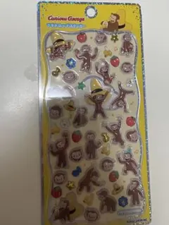 おさるのジョージのプチドロップステッカー