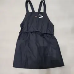 新品タグ付き♪花の友 Fashion Apron エプロン ブラック　おしゃれのサムネイル