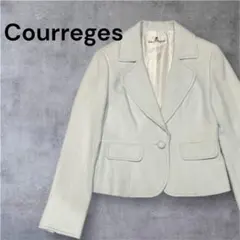 Courreges テーラードジャケット　水色　40 サイズ　入学式　卒業式