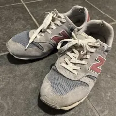 new balance ML373 グレー スニーカー　ピンク
