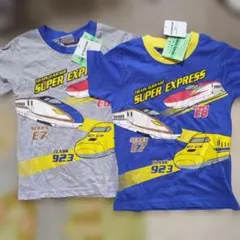 単品値引き不可、バラ可能　 新幹線 半袖Tシャツ 2枚セット