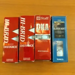 ゴルフボール 4箱セット Dunlop Kasco Wilson