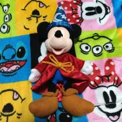 魔法使いの弟子 ミッキー　ファンタジア ぬいぐるみバッジ　レア　ファンタズミック