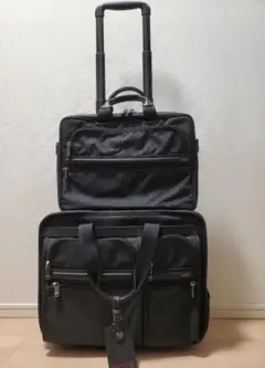 美品 TUMI トゥミ キャリー付 ビジネスバッグ 26103D4ポーチ付Z-C TUMI キャリー ビジネスバッグ 機内持込可能 ブリーフケース