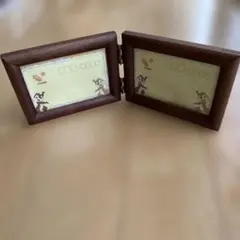 木製二つ折りフォトフレーム