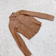 ✨ スタニングルアー ✨ レザージャケット サイズ36 S キャメル 古着のサムネイル