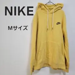 NIKE ナイキ プルオーバー パーカー Mサイズ イエロー