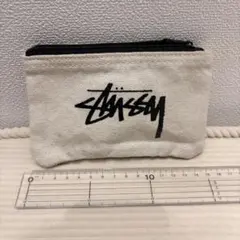 Stussy ステューシー　ポーチ　コインケース　小物入れ　小銭入れ　キャンバスのサムネイル