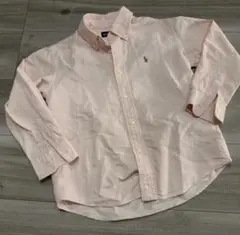 ポロ・ラルフローレン ピンク長袖シャツ