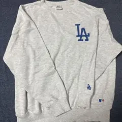 MLB ロサンゼルス・ドジャース クルーネック スウェット グレー