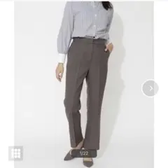 セミフレアパンツ スラックス