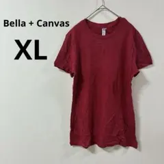 Bella + Canvas 【XL】 半袖Tシャツ 無地 シンプルレッド