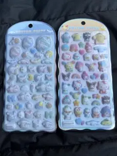 コットンパフィシール　サンリオキャラクター シナモンロール　2種セット売　正規品