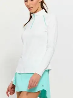 lija zipロングスリーブ(スコート　テニス　リージャ　FILA　アドミラル