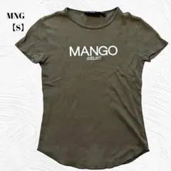 美品✨ MNG マンゴ 【S】 カーキ 半袖Tシャツ　カットソー