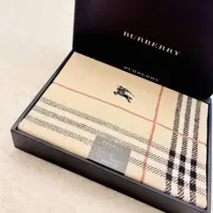 未使用★バーバリー★BURBERRY　タオルケット 西川　稀少